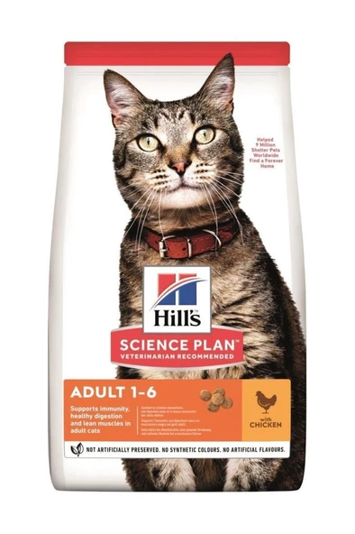 Hills Science Plan Tavuklu Yetişkin Kedi Maması 1,5 Kg