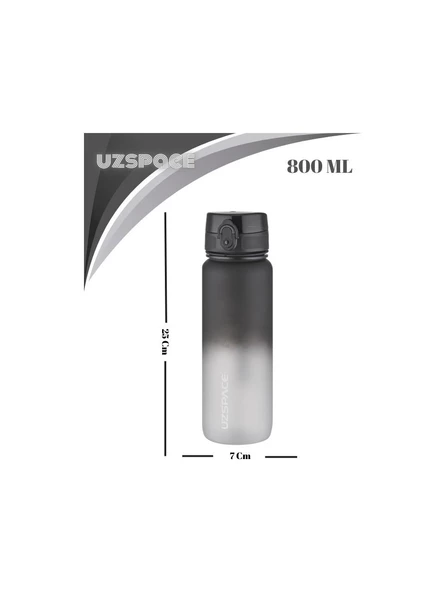 Uzspace Matara Tritan 800 Ml 3053-6 Black White - 4