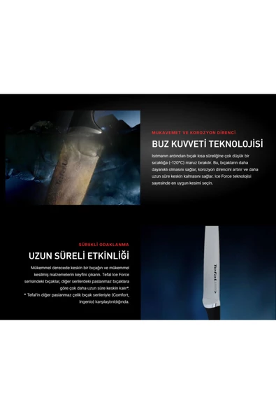 Tefal Ice Force 5 Parça Bıçak Seti - 3