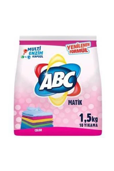 ABC Matik Canlı Renkler 1.5 kg Toz Deterjan