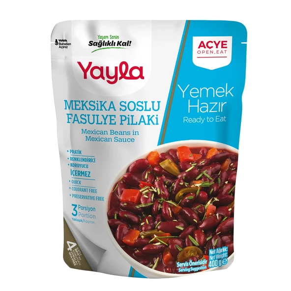 Yayla Hazır Yemek Meksika Soslu pilaki 400