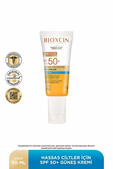 Bioxcin Sun Care Hassas Ciltler İçin Çok Yüksek Korumalı Güneş Kremi 50 SPF 50 Ml - 6