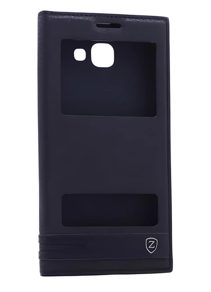 Galaxy A7 2017 Kılıf Pencereli Elite Kapaklı Kılıf - Resim 2