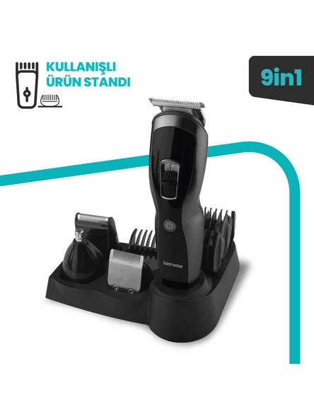 Goldmaster GM-8196 Cix 9in1 Erkek Tıraş Bakım Seti - 2