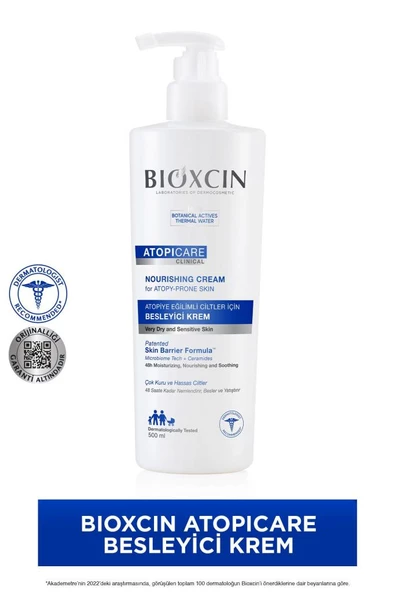 Bioxcin Atopicare Clinical Atopiye Eğilimli Ciltler Için Besleyici Krem 500 ml - Seramid Microbiome Tech - 9