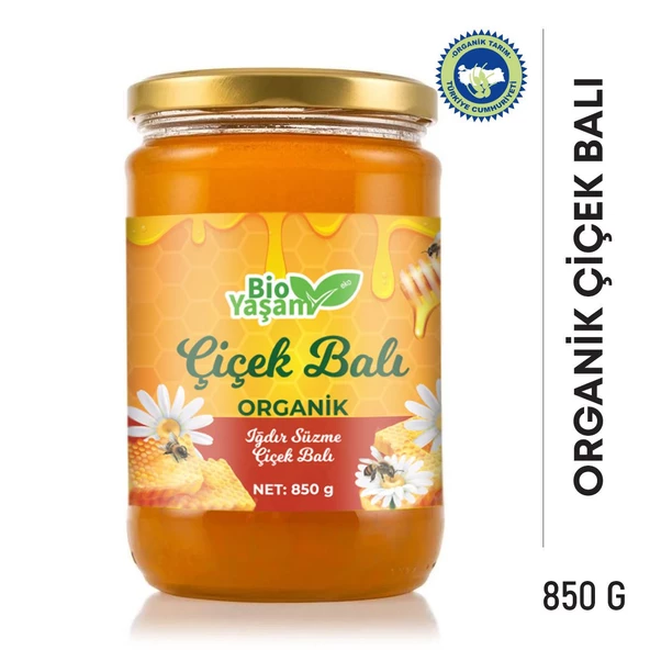 ORGANİK ÇİÇEK BALI 850G