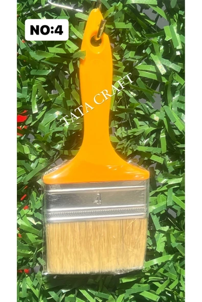 Tata Craft Kestirme Fırça No:4 Plastik Saplı