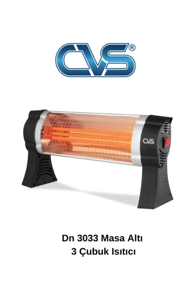 Cvs Dn 3033 Masa Altı 3 Çubuk Isıtıcı