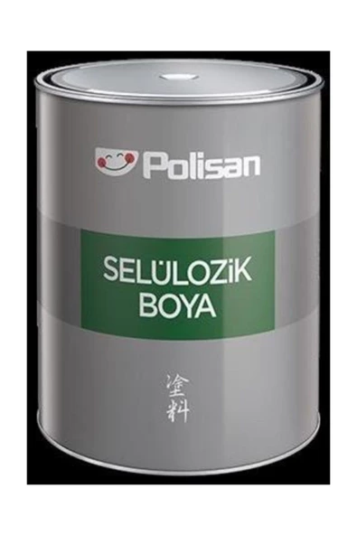 Polisan Selülozik Boya Mat Siyah 2.3Lt