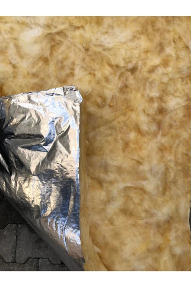 İzocam Izocam Cam Yünü Folyolu Çatı Şiltesi Çatı Yalıtımı Şilte 10 Cm Kalınlık Tip400 - 2