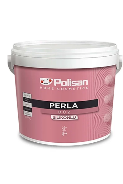 Polisan Perla Silikonlu Dış Cephe Boyası 15 Lt 4941 Taş Grisi / Cd-8219