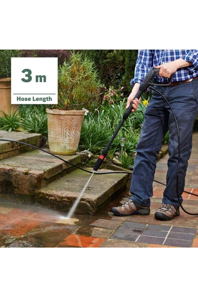 Bosch Easy Aquatak 100Ll Uzun Tabanca 1200 W 100 Bar Yüksek Basınçlı Araba Yıkama Makinesi - 4