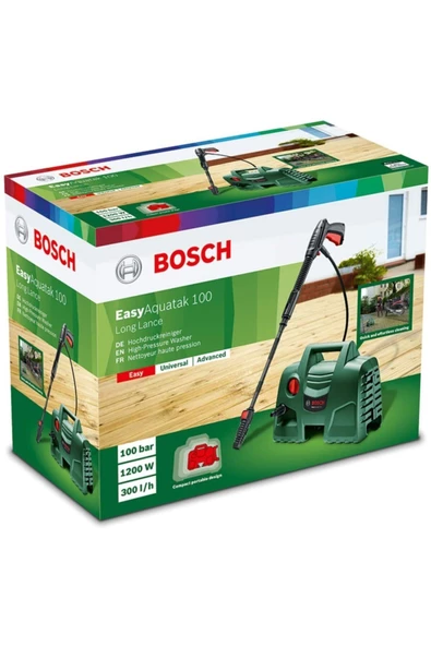 Bosch Easy Aquatak 100Ll Uzun Tabanca 1200 W 100 Bar Yüksek Basınçlı Araba Yıkama Makinesi - 7