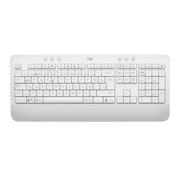 LOGITECH K650 TAM BOYUTLU KABLOSUZ TÜRKÇE Q KLAVYE BEYAZ 920-010973 ürün görseli 1