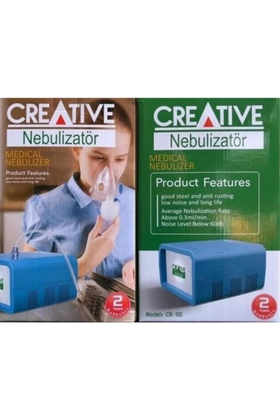 Creative CR-100 Kompresörlü Nebulizatör Cihazı