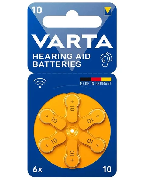 Varta 10 Numara İşitme Cihazı Pili 6lı Paket
