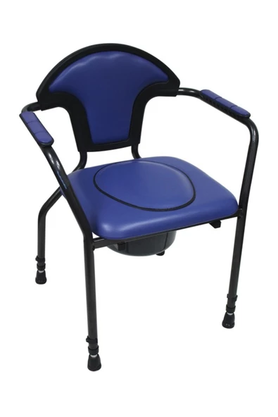 30102 Open Klozetli Sandalye BOY AYARLI Gri - Mavi renk - 2