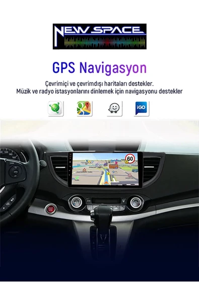 HONDA CRV  Uyumlu NEW ANDROİD 2GB RAM 32GB ROM CARPLAY NACİGASYON MULTİMEDYA - Resim 4