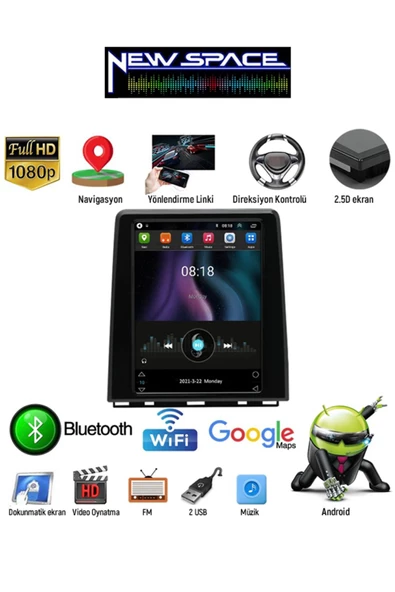 Renault Cli?o 5 Androi?d 2gb Ram 32gb Rom Carplay Navi?gasyon Tesla Multi?medya - 2