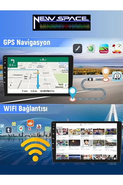 RENAULT CLİO 4 ANDROİD (2016-2019) UYUMLU 4GB RAM 64GB ROM CARPLAY MULTİMEDYA - Resim 3