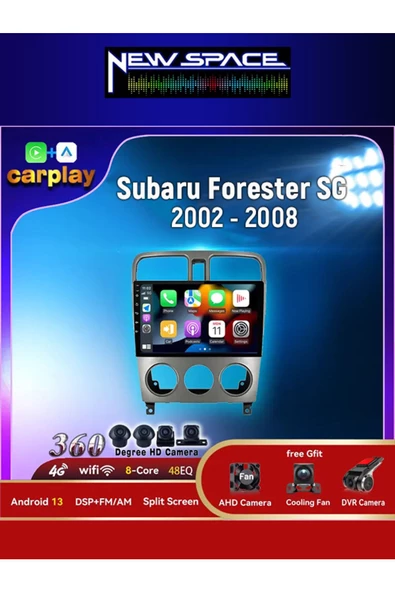 SUBARU FORESTER ANDROİD 4GB RAM 64GB ROM 8 ÇEKİRDEK CARPLAY MULTİMEDYA ürün görseli