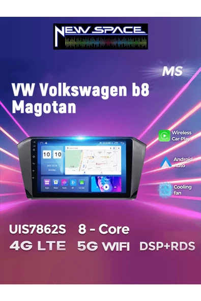 VOLKSWAGEN PASSAT B8 ANDROİD 4GB RAM 64GB ROM 8 ÇEKİRDEK CARPLAY MULTİMEDYA