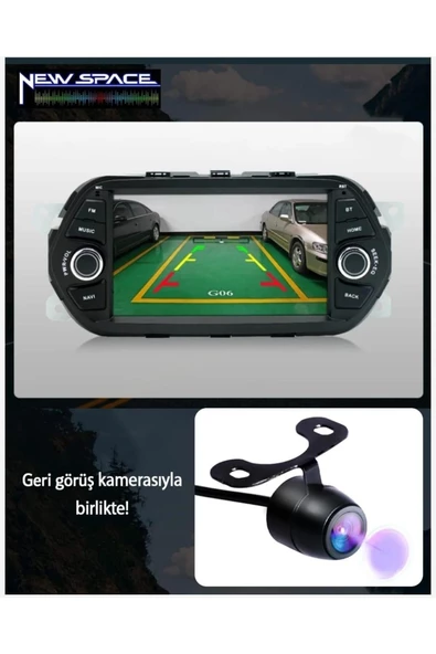 FİAT EGEA TUŞLU ANDROİD 4GB RAM 64GB ROM CARPLAY NAVİGASYON MULTİMEDYA - 4