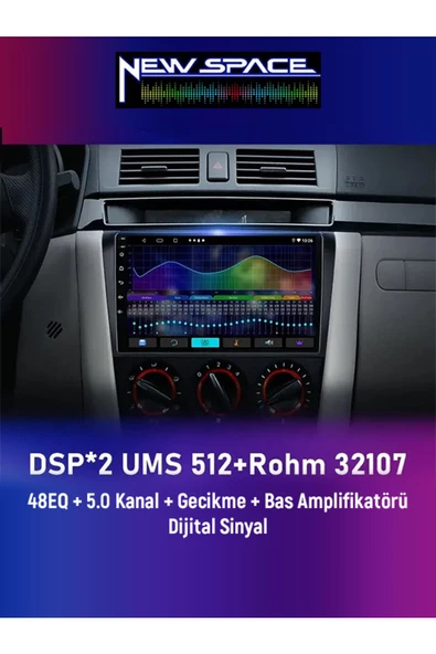 MAZDA 3 ANDROİD 4GB RAM 64GB ROM 8 ÇEKİRDEK CARPLAY NAVİGASYON MULTİMEDYA - Resim 4