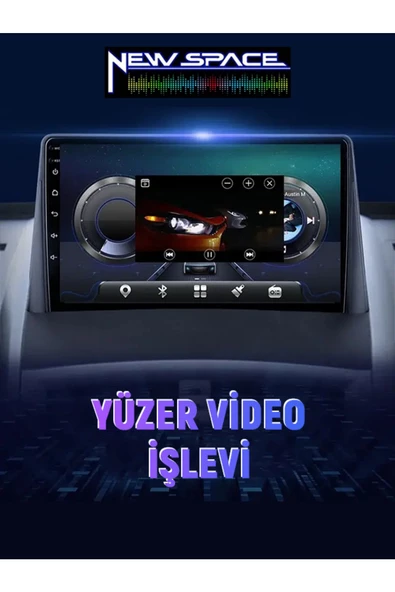 RENAULT MEGANE 2 ANDROİD 6GB RAM 128GB ROM 8 ÇEKİRDEK CARPLAY MULTİMEDYA - Resim 4