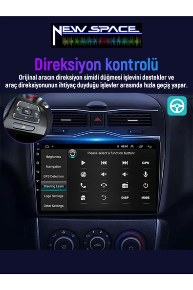 SUBARU FORESTER ANDROİD 6GB RAM 128GB ROM 8 ÇEKİRDEK CARPLAY MULTİMEDYA - 2