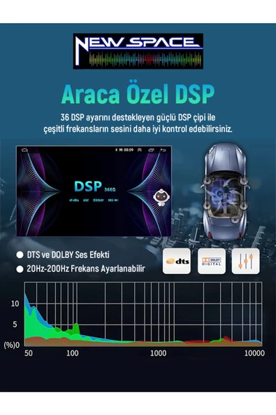 SKODA OCTAVİA ANDROİD 4GB RAM 64GB ROM 8 ÇEKİRDEK CARPLAY MULTİMEDYA - 3