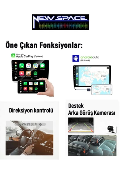 SEAT İBİZA ANDROİD 8GB RAM 128GB ROM 8 ÇEKİRDEK CARPLAY MULTİMEDYA - Resim 3