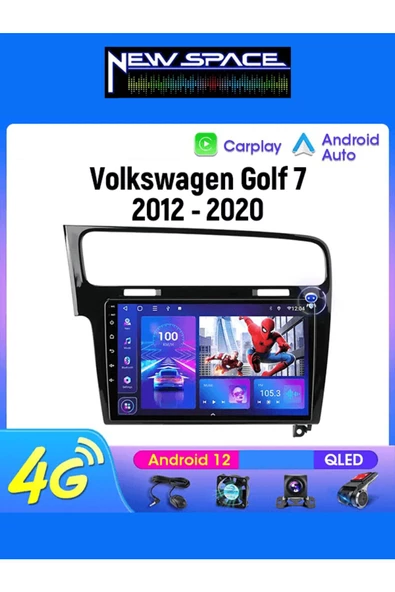 VOLKSWAGEN GOLF 7 ANDROİD 6GB RAM 128GB ROM 8 ÇEKİRDEK CARPLAY MULTİMEDYA