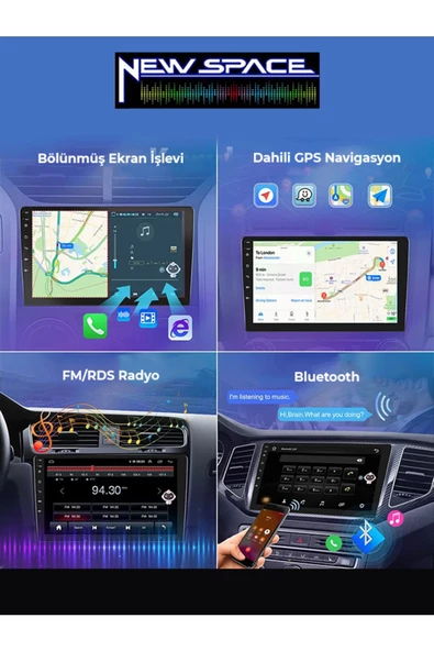 SEAT LEON ANDROİD 8GB RAM 128GB ROM 8 ÇEKİRDEK CARPLAY MULTİMEDYA - 4