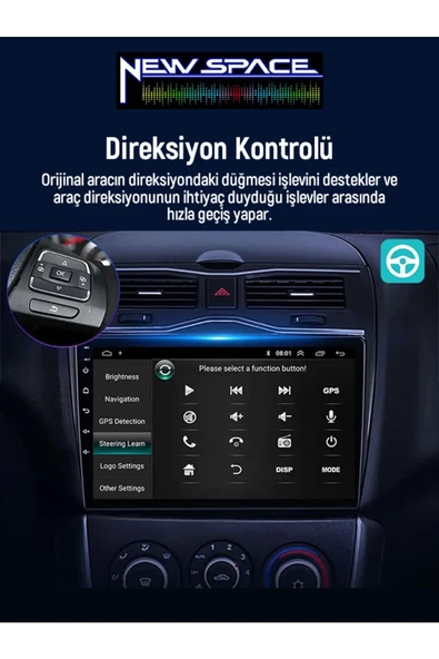 SKODA SÜPER B ANDROİD 8GB RAM 128GB ROM 8 ÇEKİRDEK CARPLAY MULTİMEDYA - Resim 3