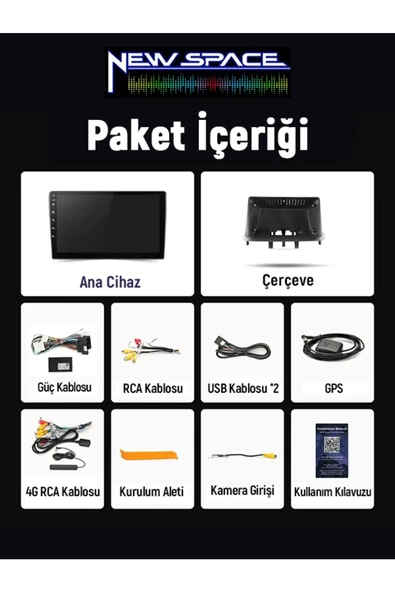 RENAULT FLUENCE ANDROİD 6GB RAM 128GB ROM 8 ÇEKİRDEK CARPLAY MULTİMEDYA - 2