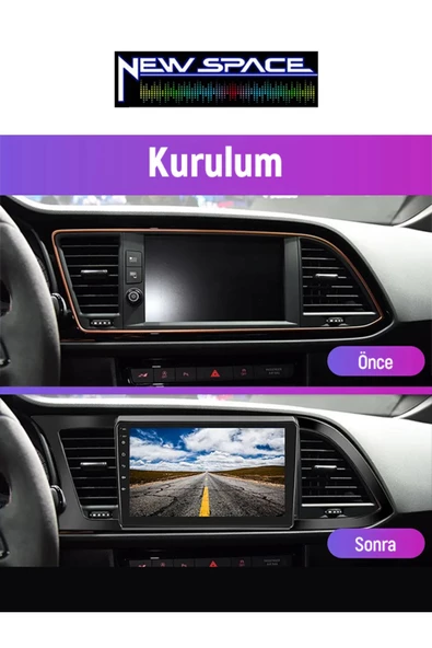 SEAT LEON ANDROİD 8GB RAM 128GB ROM 8 ÇEKİRDEK CARPLAY MULTİMEDYA - 2