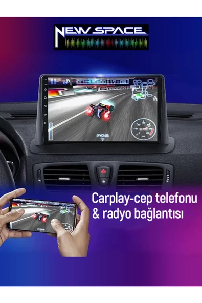 RENAULT FLUENCE ANDROİD 4GB RAM 64GB ROM 8 ÇEKİRDE CARPLAY MULTİMEDYA - Resim 4