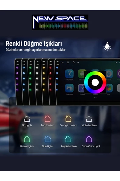 TOYATA SOL ANDROİD 2GB RAM 32GB ROM CARPLAY NAVİGASYON MULTİMEDYA - Resim 4