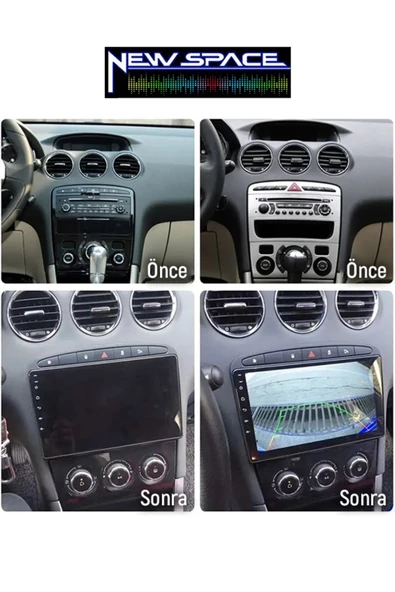 PEUGEOT 308 ANDROİD 4GB RAM 64GB ROM 8 ÇEKİRDEK CARPLAY MULTİMEDYA - Resim 2