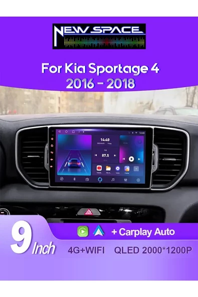 KİA SPORTAGE NEW ANDROİD 2GB RAM 32GB ROM CARPLAY NAVİGASYON MULTİMEDYA - Resim 3