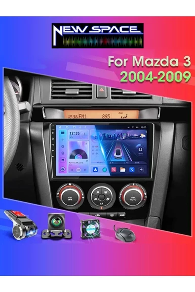 MAZDA 3 ANDROİD 6GB RAM 128GB ROM 8 ÇEKİRDEK CARPLAY MULTİMEDYA ürün görseli