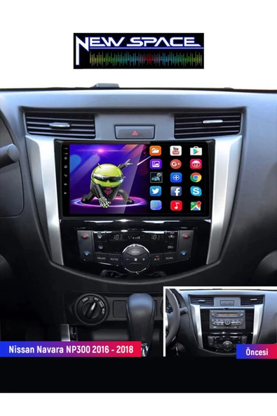 NİSSAN NAVARA ANDROİD 2GB RAM 32GB ROM CARPLAY NAVİGASYON MULTİMEDYA - 2
