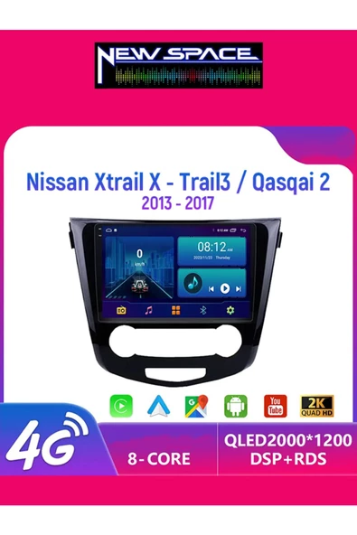 NİSSAN QASHQAİ ANALOG 6GB RAM 128GB ROM 8 ÇEKİRDEK ANDROİD MULTİMEDYA