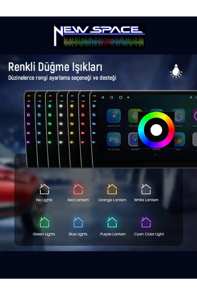 PEUGEOT 208-2008 ANDROİD 6GB RAM 128GB ROM 8 ÇEKİRDEK CARPLAY MULTİMEDYA - Resim 3