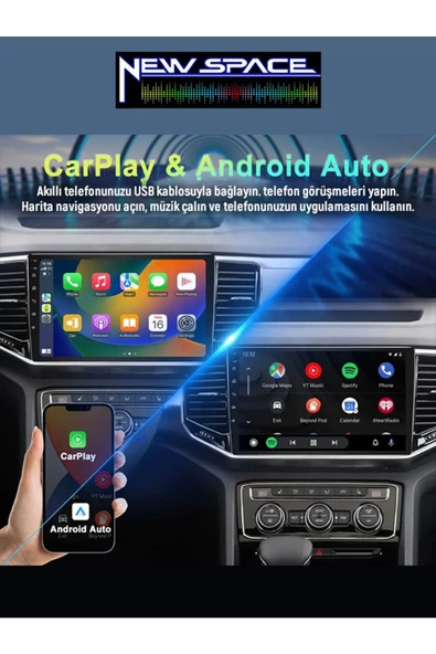 NİSSAN NAVARA ANDROİD 2GB RAM 32GB ROM CARPLAY NAVİGASYON MULTİMEDYA - 4