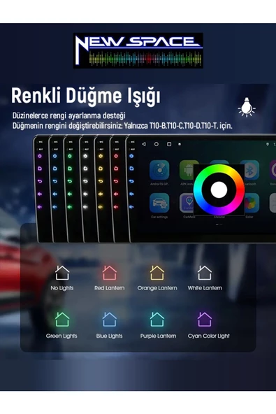 NİSSAN QASHQAİ DİJİTAL 4GB RAM 64GB ROM 8 ÇEKİRDEK CARPLAY MULTİMEDYA - Resim 2