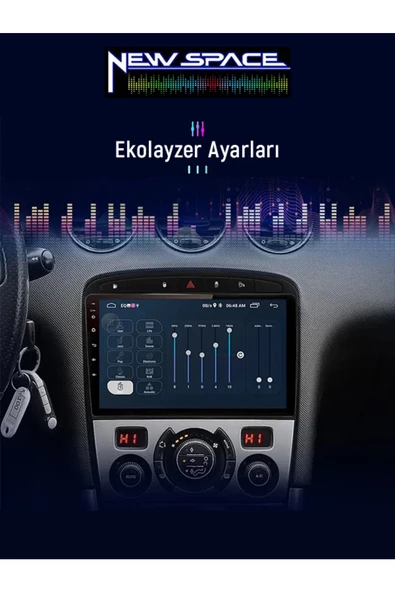 PEUGEOT 308 ANDROİD 8GB RAM 128GB ROM 8 ÇEKİRDEK CARPLAY MULTİMEDYA - Resim 4