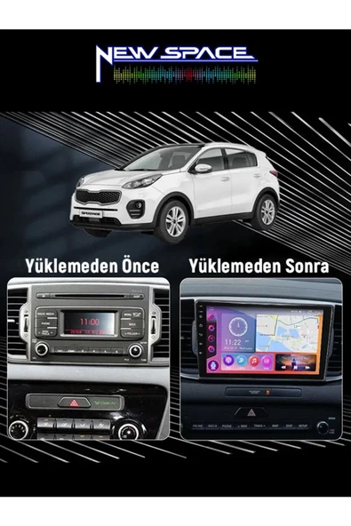 KİA SPORTAGE NEW ANDROİD 2GB RAM 32GB ROM CARPLAY NAVİGASYON MULTİMEDYA - Resim 4