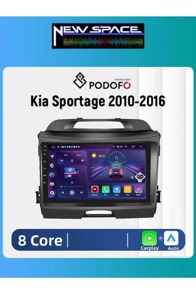 KİA SPORTAGE ANDROİD 6GB RAM 128GB ROM 8 ÇEKİRDEK CARPLAY MULTİMEDYA ürün görseli